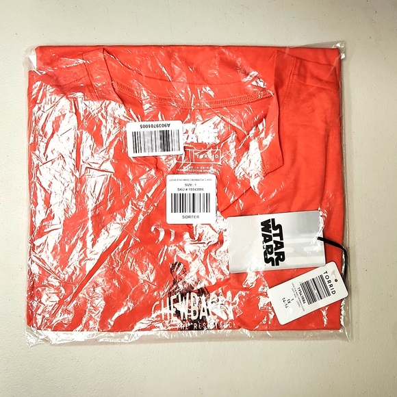 ❤️NWT VINTAGE TORRID TEE - STAR WARS CHEWBACCA TOP - CLIP NECK SHIRT PLUS SIZE - Picture 4 of 15